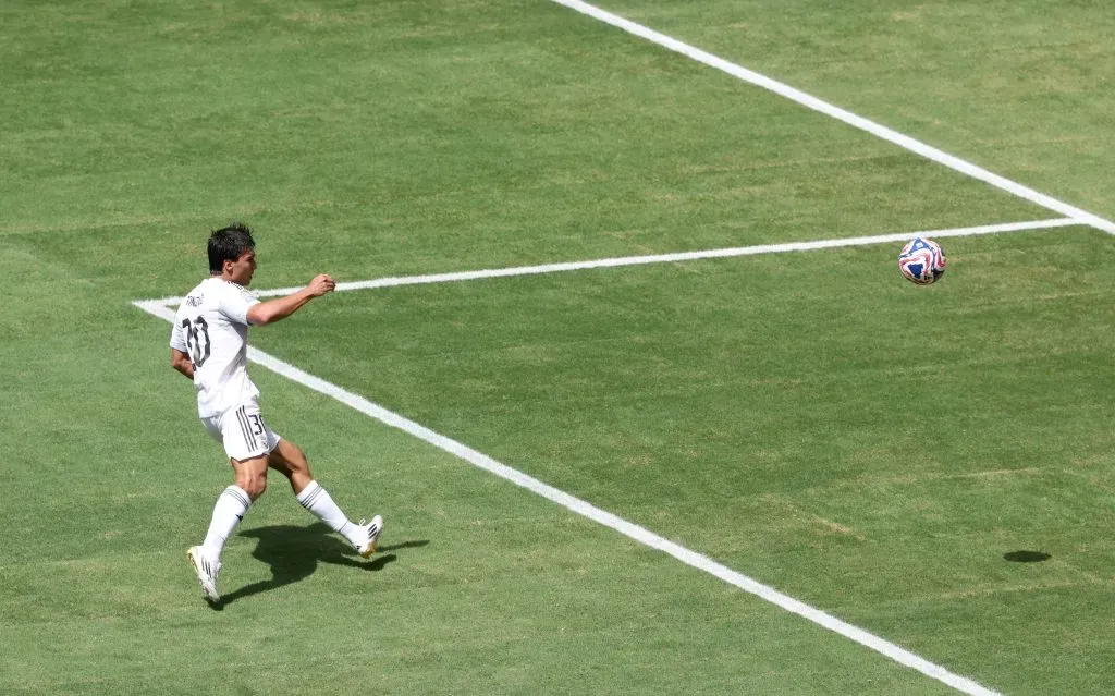 Gonzalo García em campo pelo Real Madrid (Photo by Sandra Montanez/Getty Images)