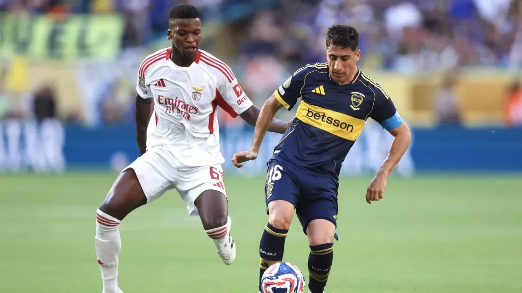 Florentino Luís em jogo do Benfica no Mundial de Clubes. Foto: Megan Briggs/Getty Images
