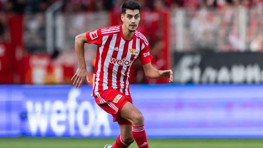 Diogo Leite em jogo do Union Berlin. Foto: Boris Streubel/Getty Images