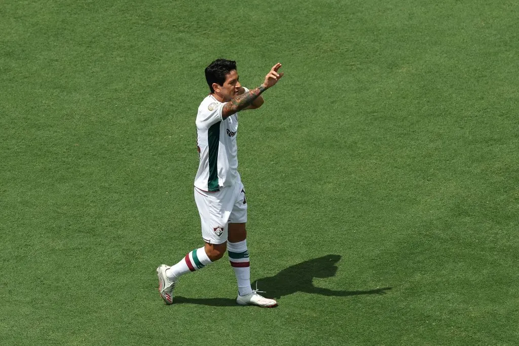 Germán Cano comemora gol sobre a Inter de Milão. (Photo by Buda Mendes/Getty Images)