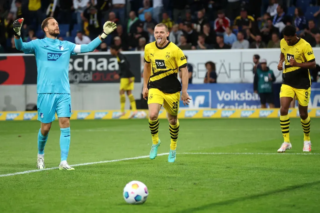 Ryerson em campo pelo Borussia Dortmund (Photo by Alex Grimm/Getty Images)