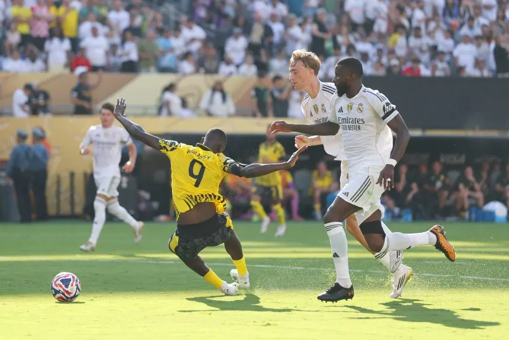 Real Madrid em partida contra o Borussia Dortmund. (Photo by Luke Hales/Getty Images)