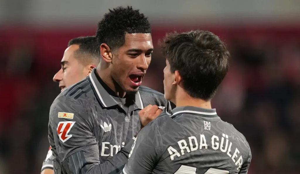 Bellingham e Arda Güler no Real Madrid