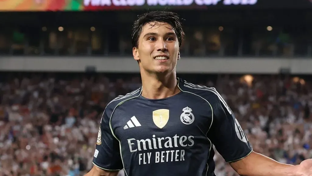 Gonzalo García, atacante do Real Madrid. (Photo by Francois Nel/Getty Images)