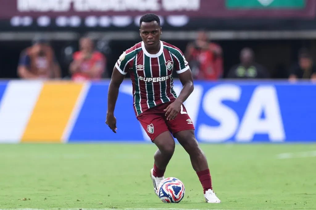 Jhon Arias em campo pelo Fluminense (Photo by Megan Briggs/Getty Images)