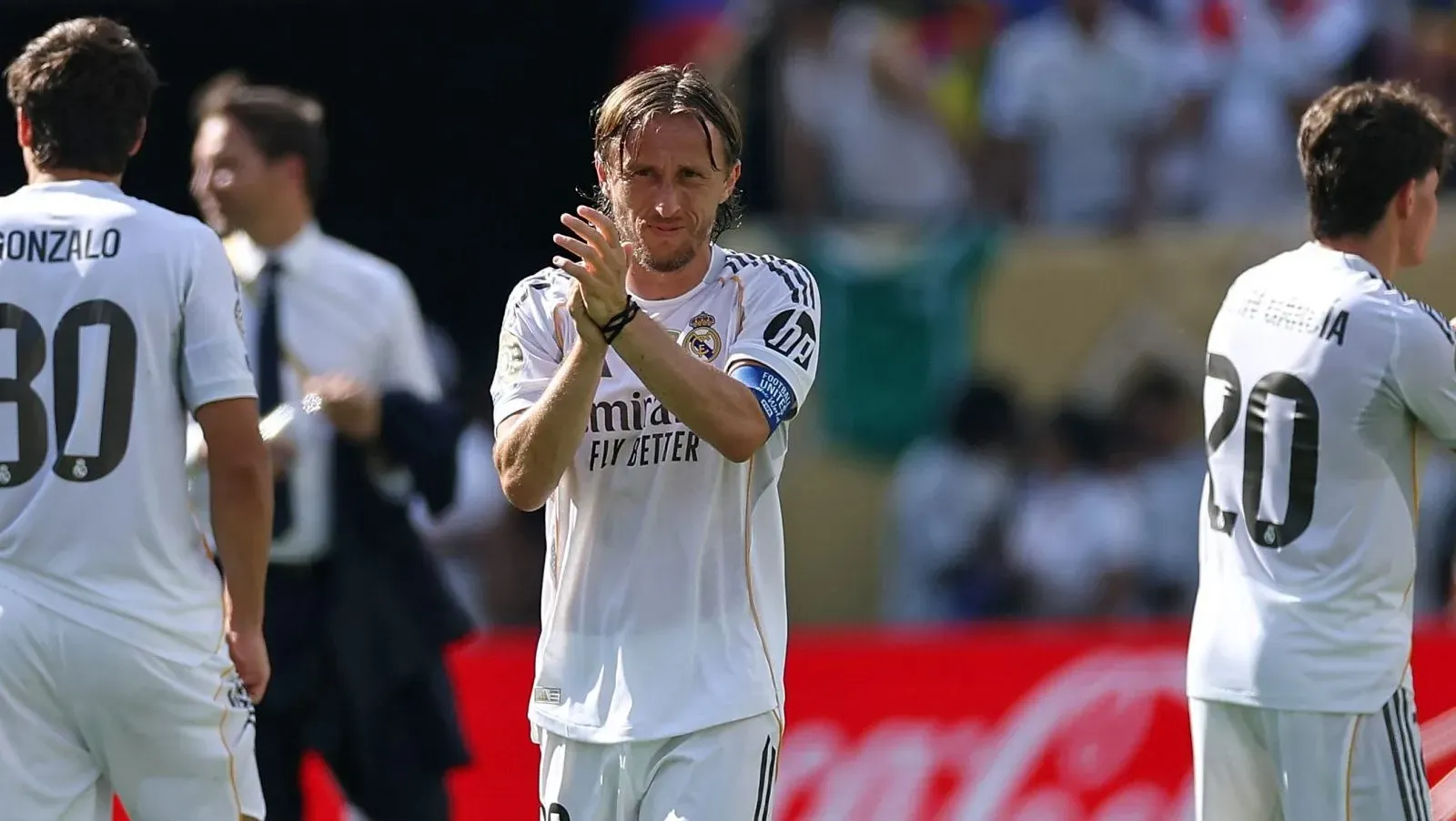 Com 28 títulos e 597 jogos, o croata deixa um legado de conquistas, incluindo seis Champions League e uma Bola de Ouro. (Photo by Buda Mendes/Getty Images)