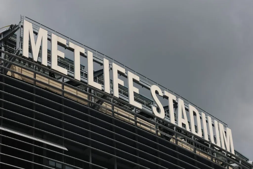 NOVA JERSEY – Fachada do estádio MetLife, que será palco da grande final do Mundial de Clubes (Photo by Luke Hales/Getty Images)