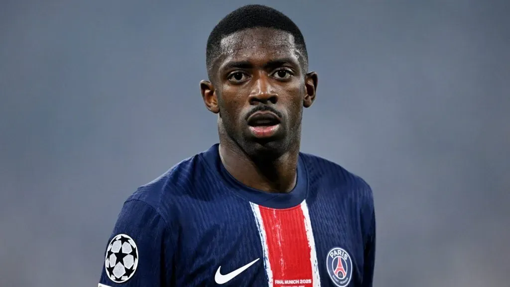 Dembélé em ação com o PSG (Photo by Justin Setterfield/Getty Images)