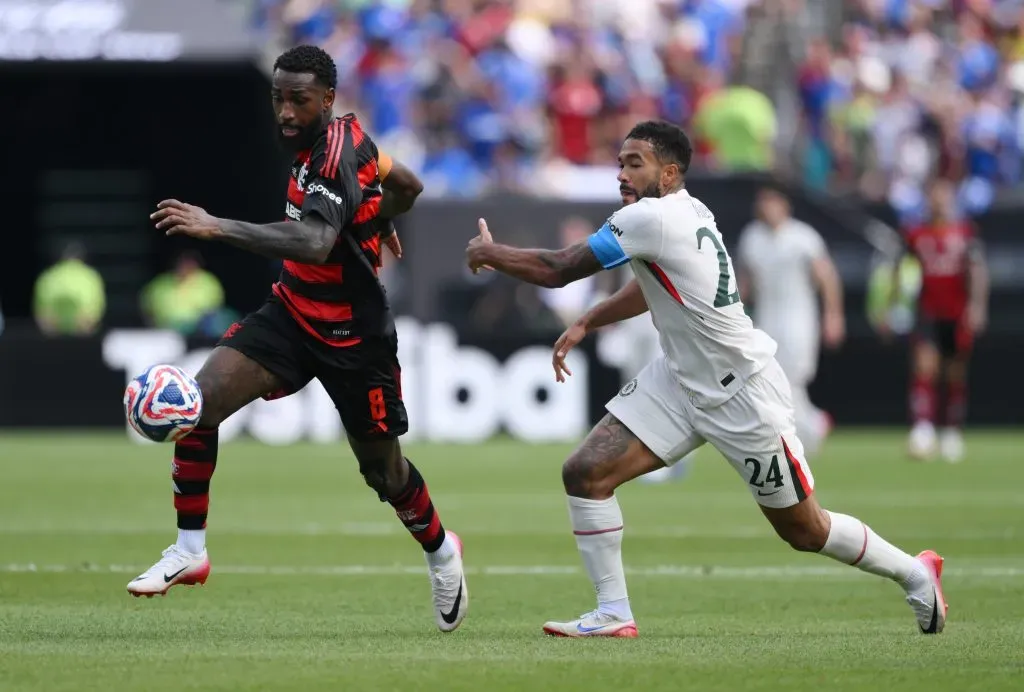 Reece James em ação contra o Flamengo. (Photo by David Ramos/Getty Images)