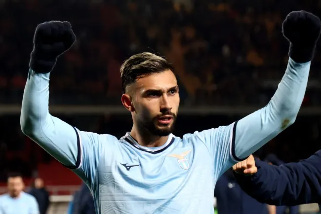 Taty Castellanos, atacante que negocia com o Flamengo e defende a Lazio. Time italiano pode sentir a falta do jogador, que vinha sendo titular e marcando gols (Photo by Maurizio Lagana/Getty Images)