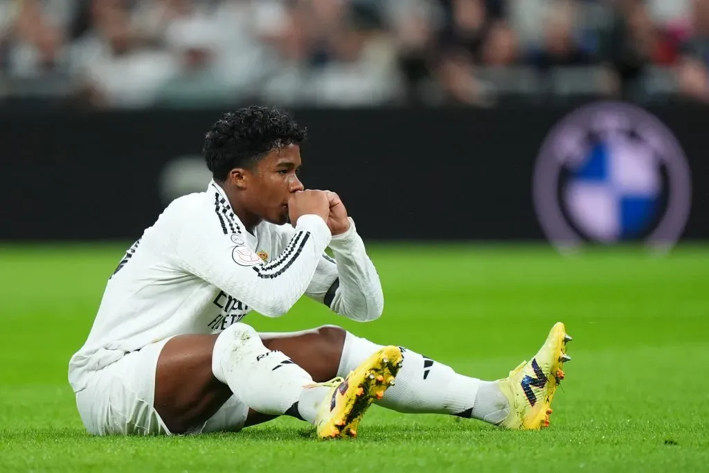 Endrick, atacante do Real Madrid. (Photo by Angel Martinez/Getty Images)