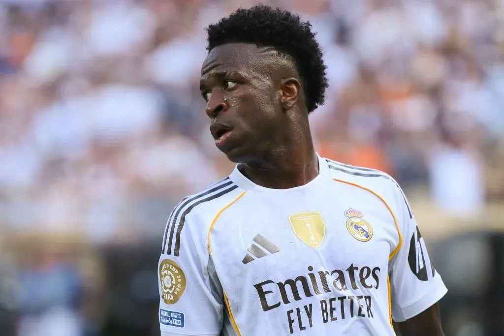 Vinicius Jr não vive grande fase. (Photo by David Ramos/Getty Images)