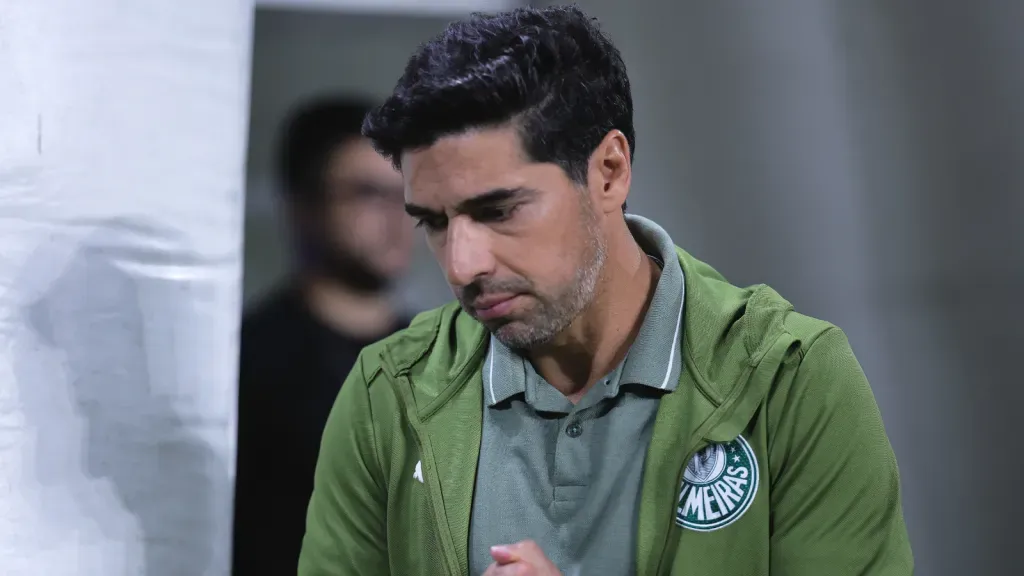 Abel Ferreira técnico do Palmeiras durante partida contra o Mirassol (foto: Ettore Chiereguini/AGIF)