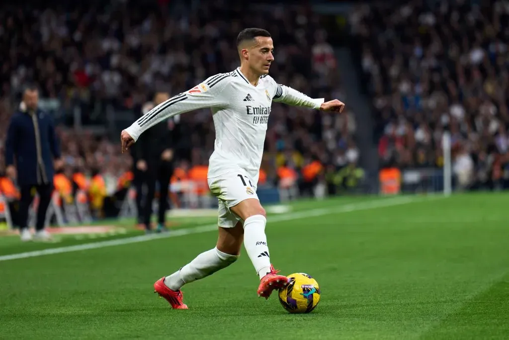 Lucas Vázquez pelo Real Madrid. (Photo by Angel Martinez/Getty Images)
