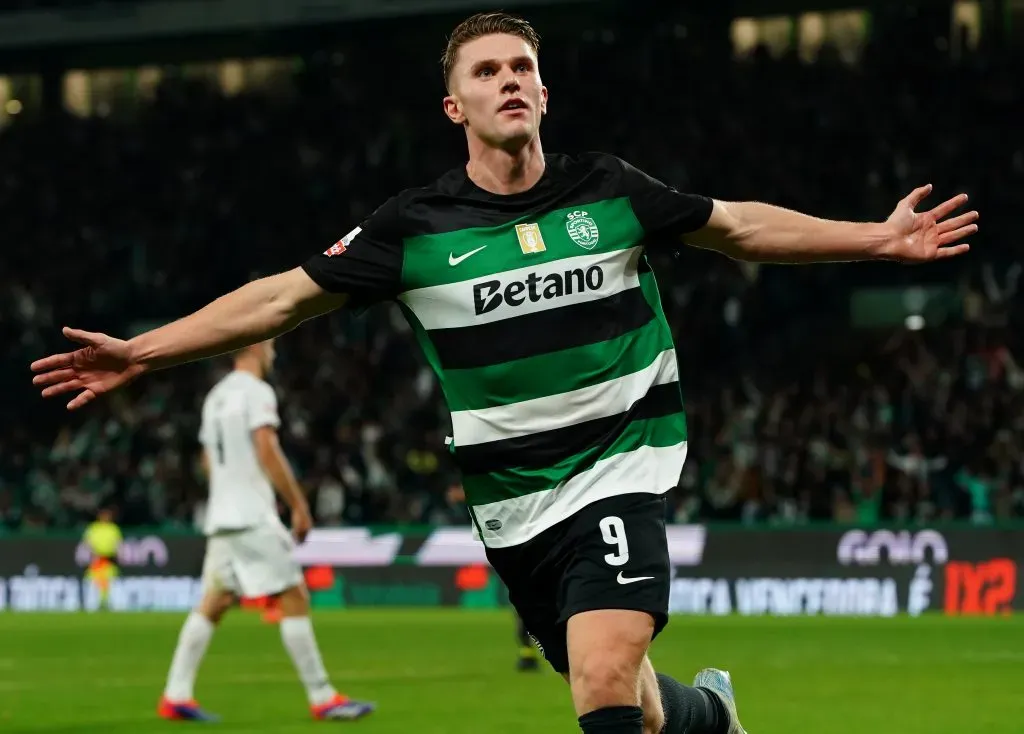 Gyökeres em campo pelo Sporting (Photo by Gualter Fatia/Getty Images)
