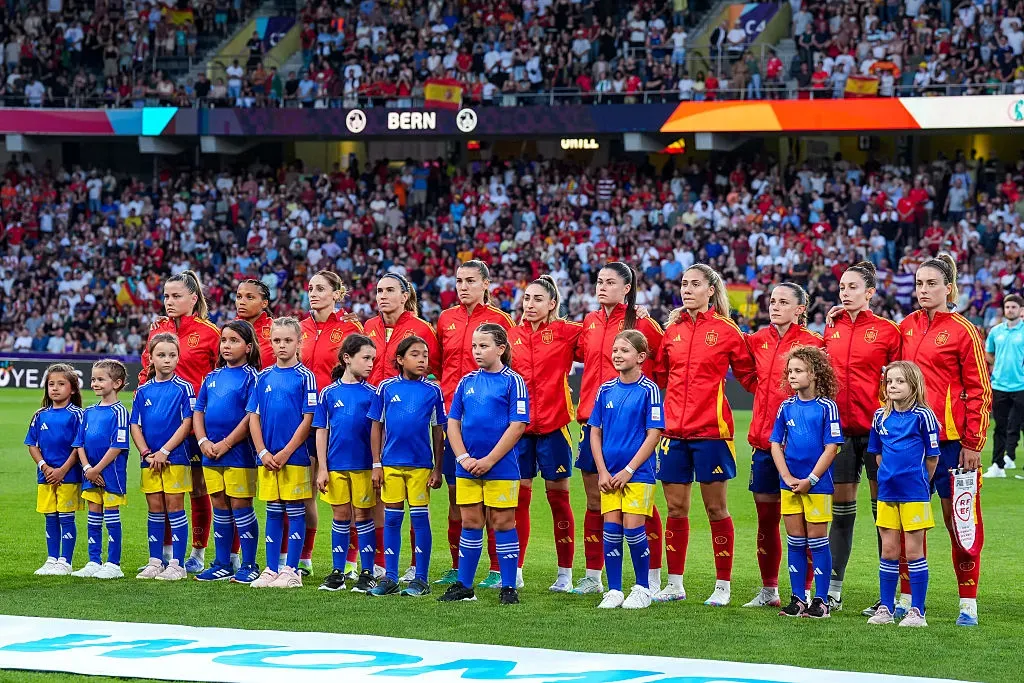 Jogadoras da Espanha (Photo by Daniela Porcelli/Getty Images)