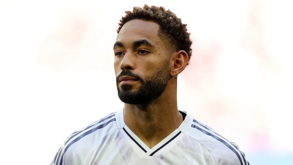 Matheus Cunha em partida pelo Manchester United (Photo by Linnea Rheborg/Getty Images)