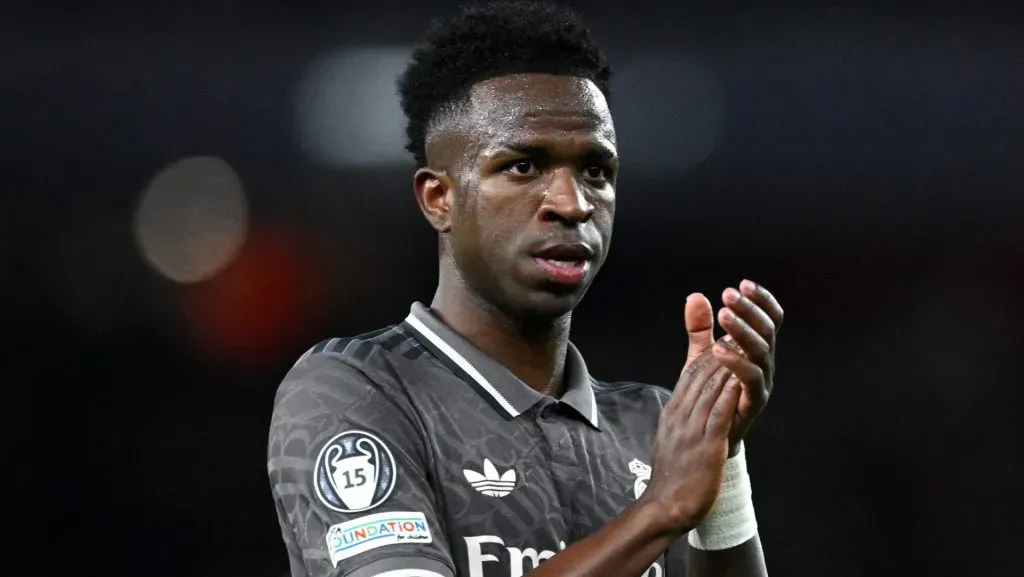 Vinicius Júnior, atacante do Real Madrid (Photo by Justin Setterfield/Getty Images)