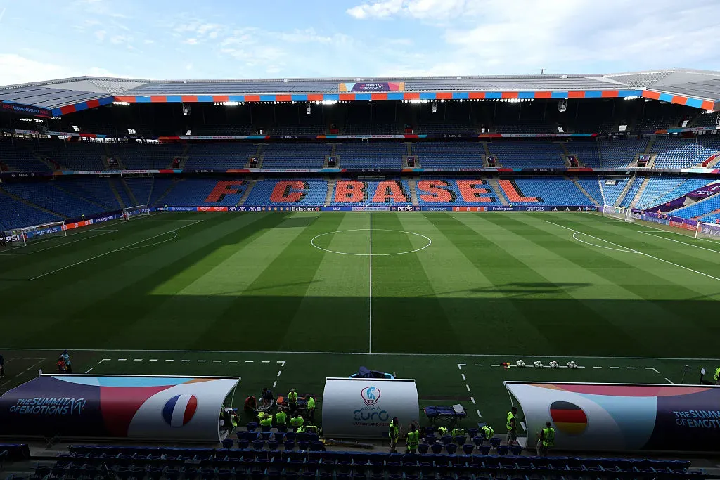 St. Jakob-Park, estádio da final da Eurocopa Feminina (Photo by Eddie Keogh/Getty Images)