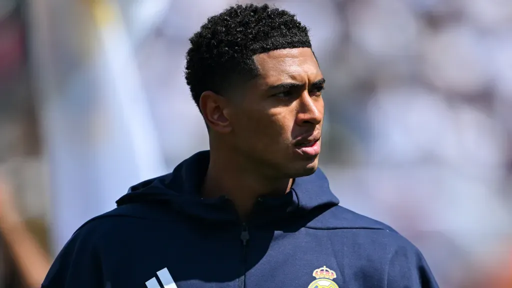 Jude Bellingham antes de jogo do Real Madrid (Photo by David Ramos/Getty Images)