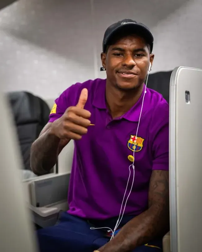 Rashford é agora jogador do Barcelona. (Foto: Twitter/Barcelona)
