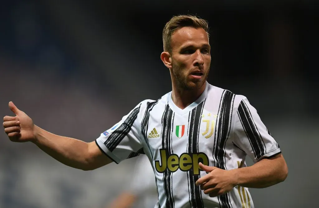 Arthur em jogo da Juventus. (Photo by Alessandro Sabattini/Getty Images)