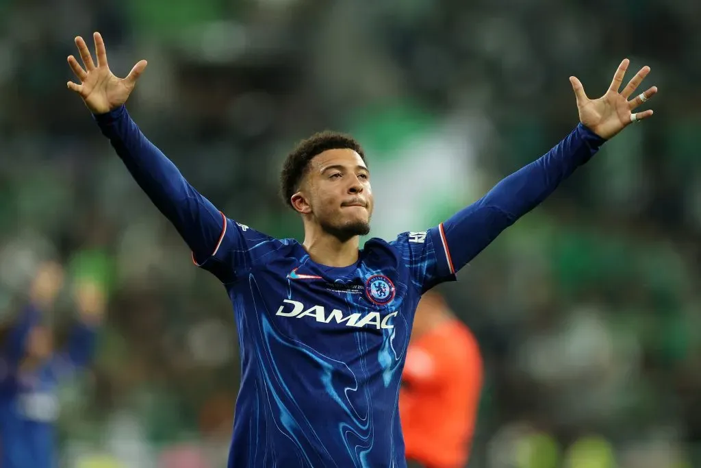 Jadon Sancho em ação pelo Chelsea