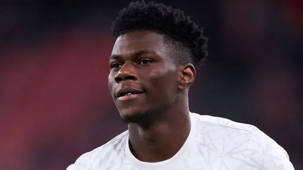 Tchouaméni, jogador do Real Madrid (Photo by Juan Manuel Serrano Arce/Getty Images)