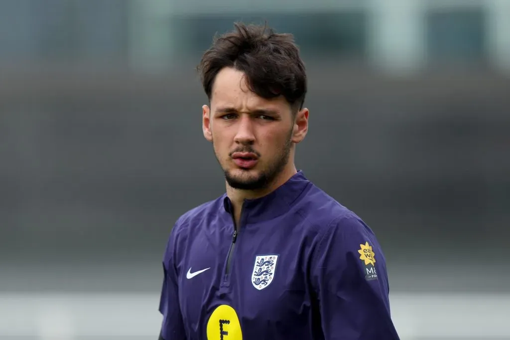 James Trafford em treino da Inglaterra. (Photo by Molly Darlington/Getty Images)
