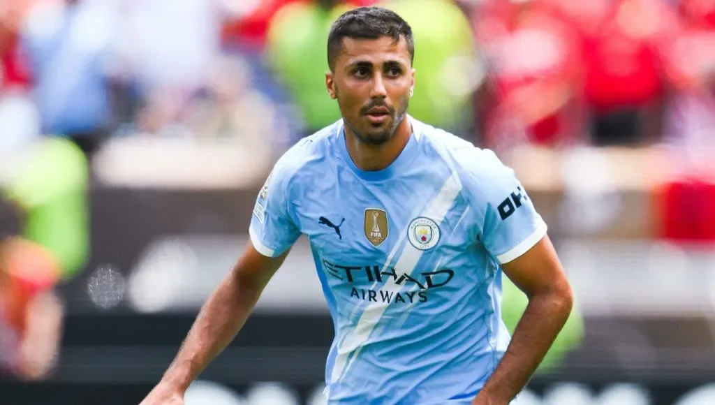 Rodri pelo Manchester City. Ele é alvo do Real Madrid
