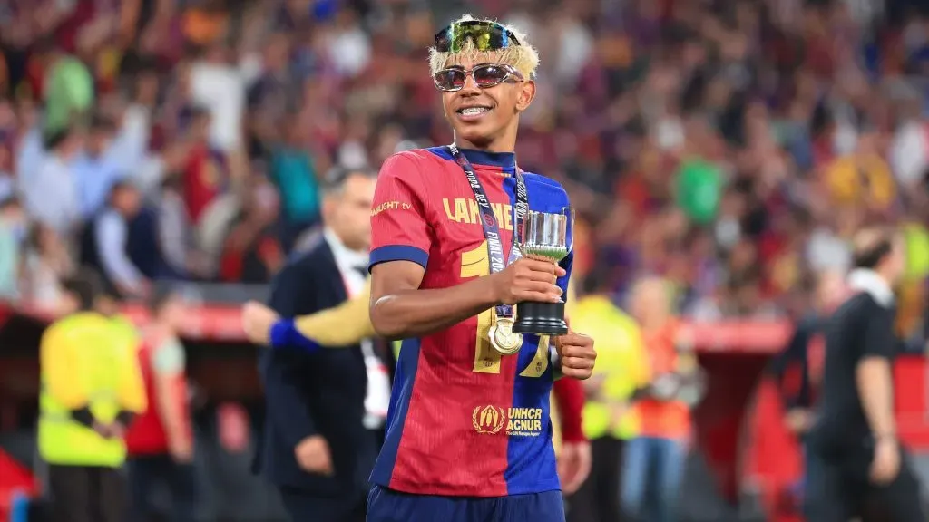 Lamine Yamal é o jogador mais valioso do mundo. Foto: Fran Santiago/Getty Images