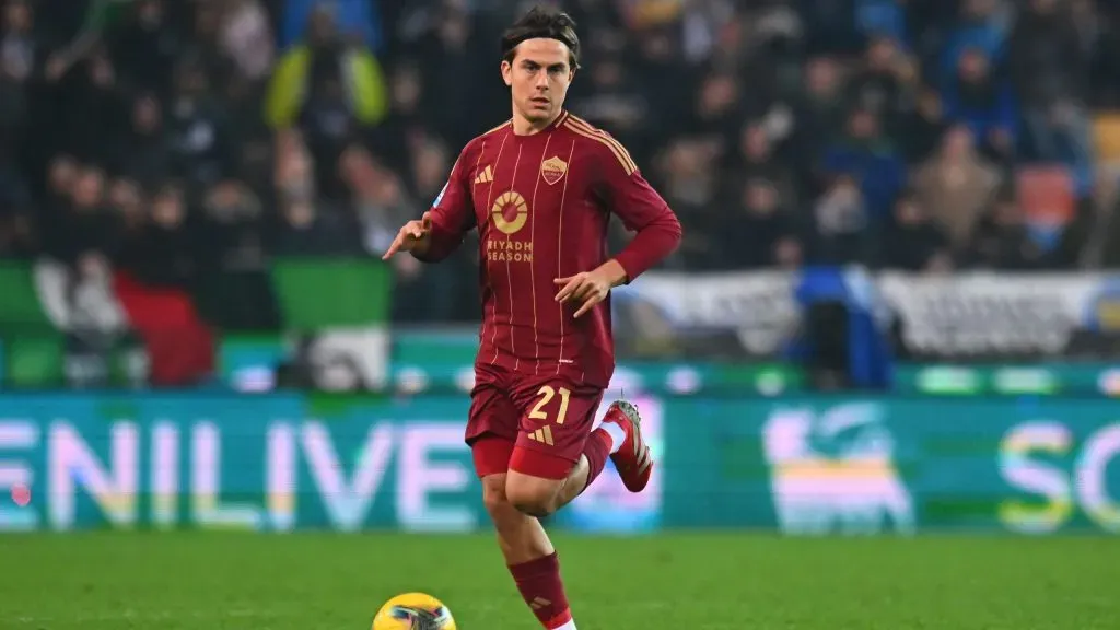 Paulo Dybala em jogo da Roma. Foto: Alessandro Sabattini/Getty Images