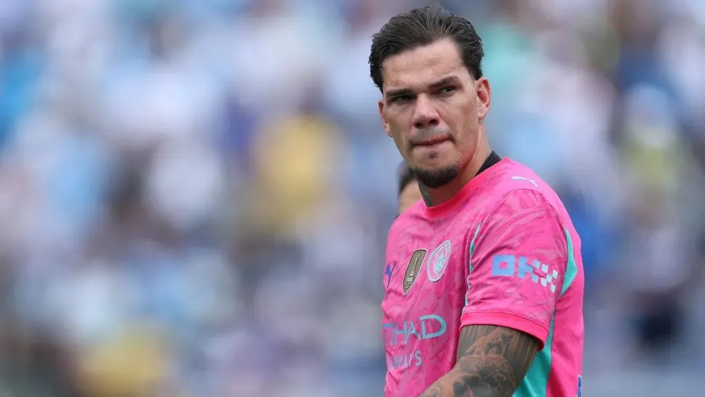 Ederso, goleiro do Manchester City. Foto: Dan Mullan/Getty Images