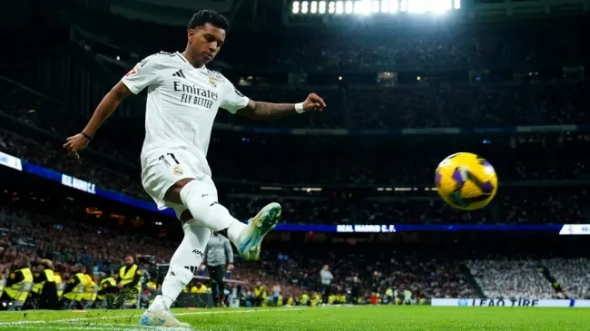 Rodrygo é uma das estrelas do Real Madrid. Foto: Angel Martinez/Getty Images