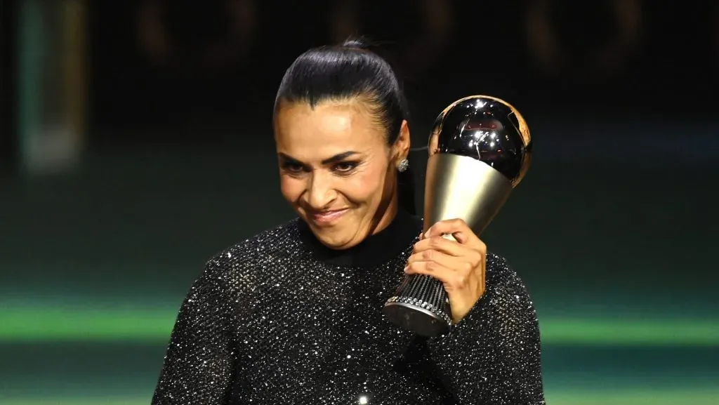 Marta no Prêmio The Best