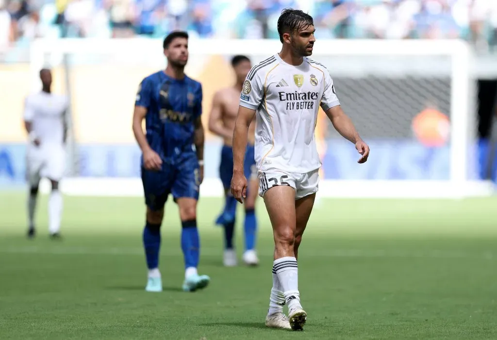 Raúl Asencio no Mundial de Clubes. (Photo by Dan Mullan/Getty Images)