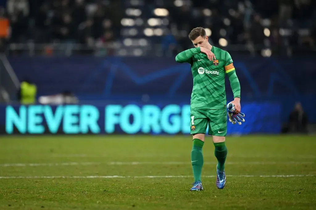 Ter Stegen não é mais o capitão do Barcelona. (Photo by Stuart Franklin/Getty Images)