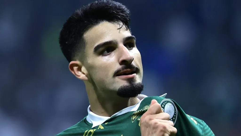 Flaco López em campo pelo Palmeiras. Foto: Marcello Zambrana/AGIF