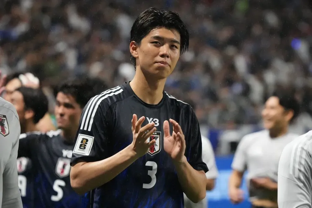 Kota Takai ainda é o único reforço que não estreou pelo Tottenham. Em PSG x Tottenham pode ser uma oportunidade, mas é provável que ele ainda fique no banco. (Photo by Koji Watanabe/Getty Images)