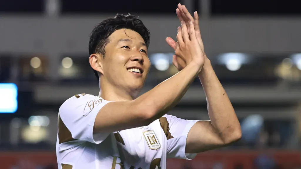 Heung-min Son em jogo do LAFC (Foto: Geoff Stellfox/Getty Images)