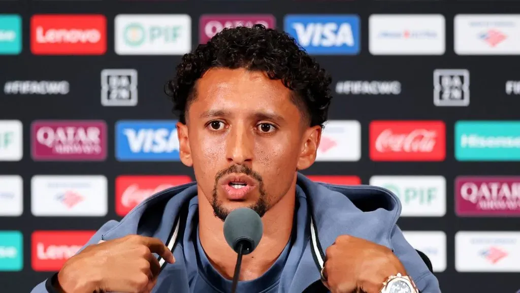 Marquinhos é o capitão do PSG (Photo by Alex Grimm/Getty Images)