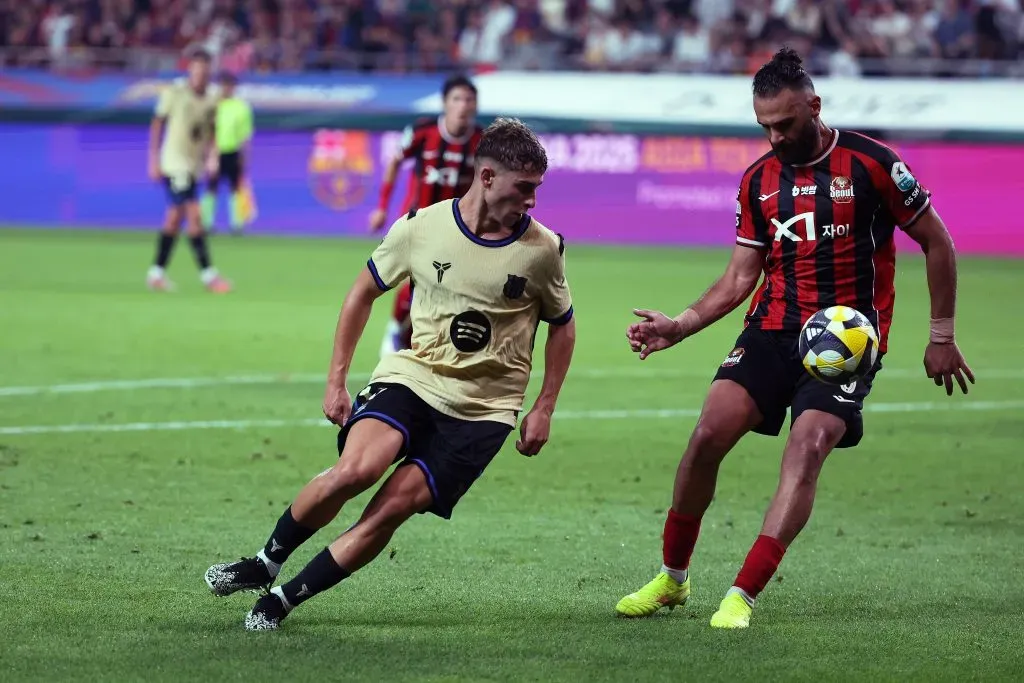 Fermín Lopez quer fazer história no Barcelona. (Photo by Chung Sung-Jun/Getty Images)