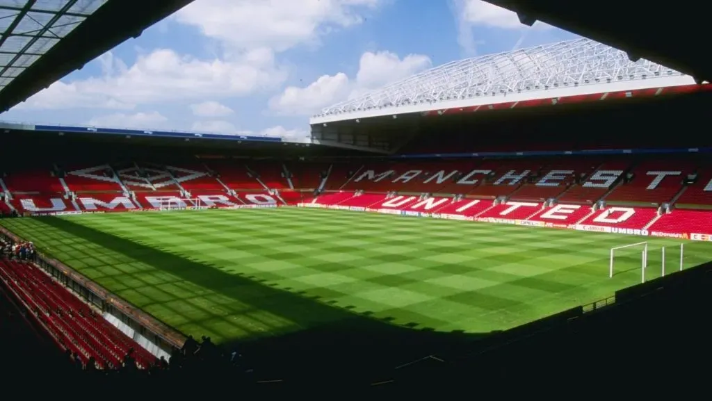 5 Jun 1996: A general view of Old Trafford, Manchester home of Manchester United football club and site of the 1996 European Football Championships. Mandatory Credit: Mike Hewitt/Allsport UK