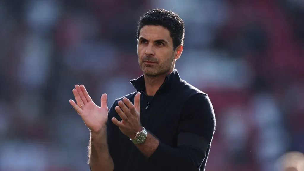 Mikel Arteta tem um ótimo desempenho contra os principais rivais.Foto: Stu Forster/Getty Images