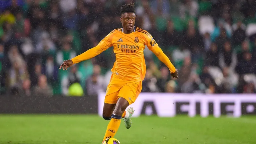 Camavinga em jogo do Real Madrid. Foto: Fran Santiago/Getty Images