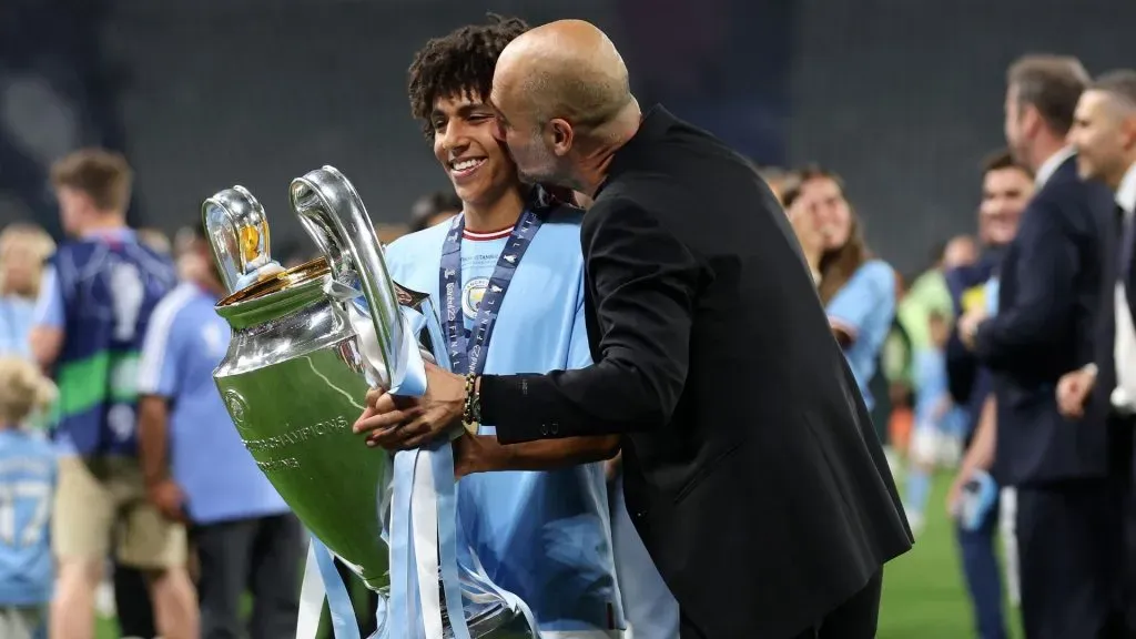 Rico Lewis fez parte da conquista do City na Champions League 2022/23 (Foto: Catherine Ivill/Getty Images)