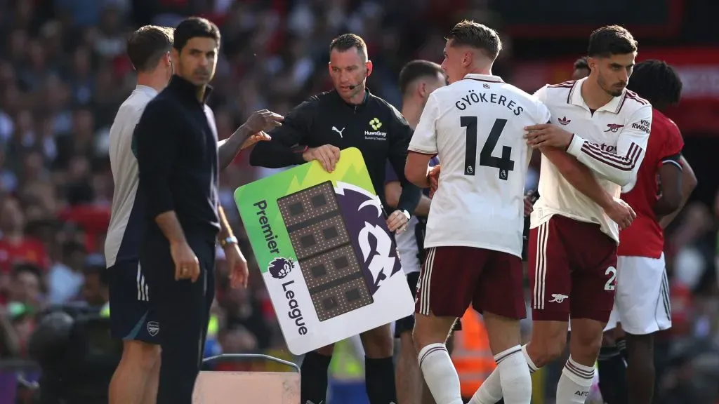 Gyökeres fez estreia com a camisa do Arsenal no último final de semana (Foto: Stu Forster/Getty Images)
