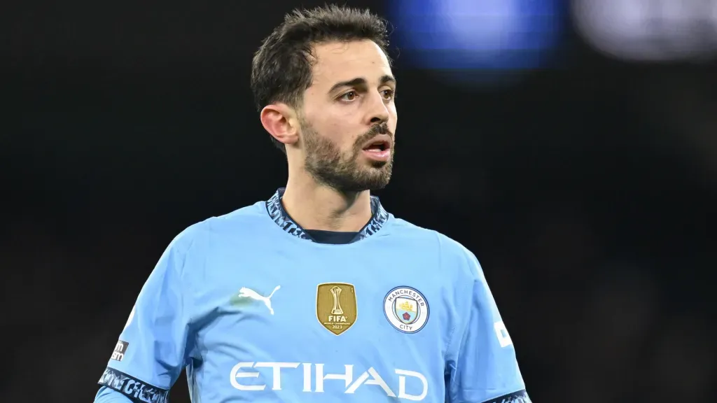 Bernardo Silva, alvo do Barcelona, pelo Manchester City. Foto: Michael Regan/Getty Images