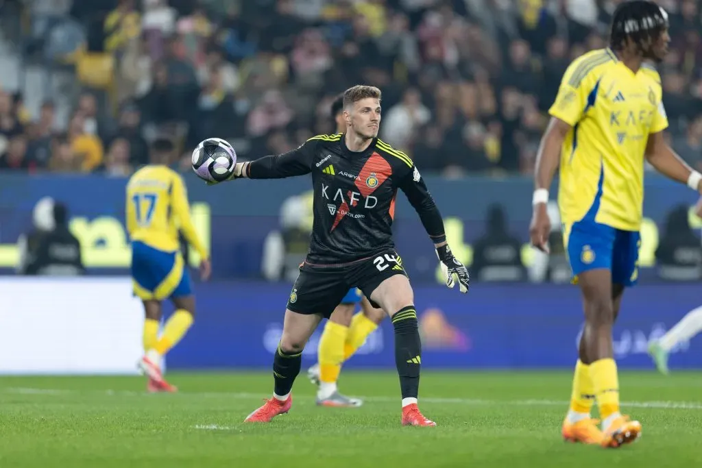 Bento em ação pelo Al-Nassr. (Photo by Abdullah Ahmed/Getty Images)