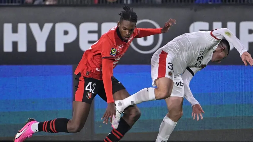 Jérémy Jacquet é monitorado por Real Madrid e Arsenal (Foto: Divulgação /Twitter)